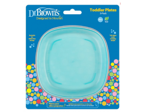 Dr. Brown's Toddler Plates, Πιάτα Ρηχά,4m+, TF022, 3τεμ.