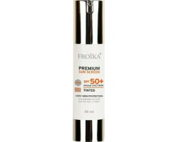 Froika Premium Sun Screen Tinted Face Cream SPF50+ Αντηλιακή Κρέμα Προσώπου με Χρώμα, 50ml 