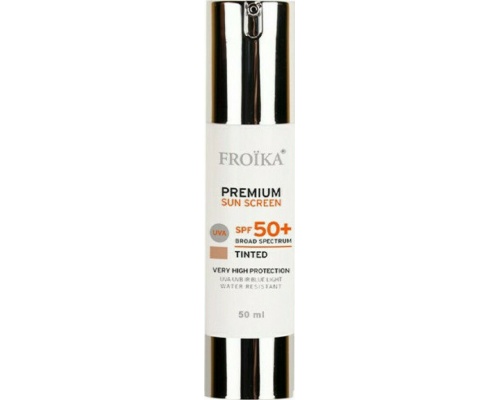 Froika Premium Sun Screen Tinted Face Cream SPF50+ Αντηλιακή Κρέμα Προσώπου με Χρώμα, 50ml  Froika Premium Sun Screen Tinted Face Cream SPF50+ Αντηλιακή Κρέμα Προσώπου με Χρώμα, 50ml