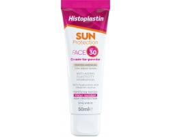 Histoplastin Sun Protection Face Cream to Powder Tinted SPF30 Αντηλιακή Κρέμα Προσώπου με Χρώμα, 50ml  Histoplastin Sun Protection Face Cream to Powder Tinted SPF30 Αντηλιακή Κρέμα Προσώπου με Χρώμα, 50ml