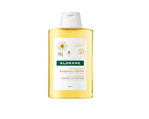 Klorane Shampooing à la chamomille, Σαμπουάν με χαμομήλι για χρυσαφένια λάμψη, 200ml Klorane Shampooing à la chamomille, Σαμπουάν με χαμομήλι για χρυσαφένια λάμψη, 200ml