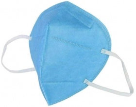 MHCare Μάσκα Προστασίας Προσώπου FFP2 NR σε Χρώμα Γαλάζιο, 1τμχ