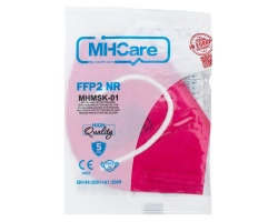 MHCare Μάσκα Προστασίας Προσώπου FFP2 NR σε Χρώμα Φούξια, 1τμχ MHCare Μάσκα Προστασίας Προσώπου FFP2 NR σε Χρώμα Φούξια, 1τμχ
