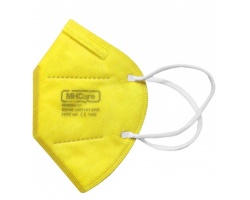 MHCare Μάσκα Προστασίας Προσώπου FFP2 NR σε Χρώμα Κίτρινο, 1τμχ MHCare Μάσκα Προστασίας Προσώπου FFP2 NR σε Χρώμα Κίτρινο, 1τμχ
