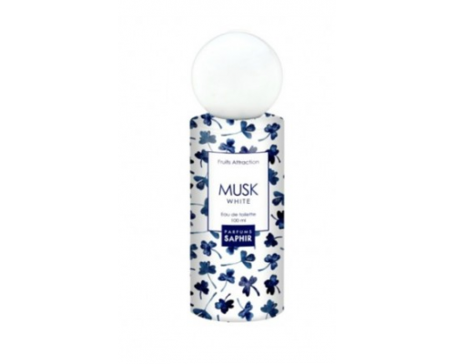 Saphir Parfums, Νεανικό Άρωμα, White Musk, Eau De Toilette, 100ml. Saphir Parfums, Νεανικό Άρωμα, White Musk, Eau De Toilette, 100ml.