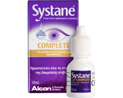 Systane Complete Λιπαντικές Οφθαλμικές Σταγόνες, 10ml