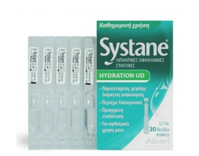 Systane Hydration UD Λιπαντικές Οφθαλμικές Σταγόνες με Υαλουρονικό Οξύ, 30x0.7ml