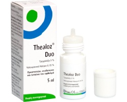 Thea Thealoz Duo Οφθαλμικές Σταγόνες με Υαλουρονικό Νάτριο, 5ml 