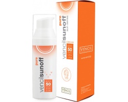 Vencil Sunoff Pure Cream SPF50 Αντηλιακή Κρέμα Προσώπου, 50ml Vencil Sunoff Pure Cream SPF50 Αντηλιακή Κρέμα Προσώπου, 50ml