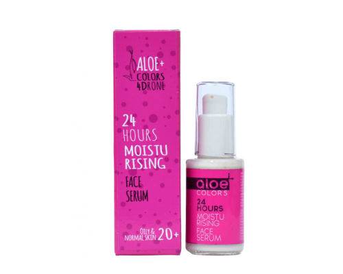 Aloe+ Colors 4Drone 24h Moisturising Face Serum 20+ Ενυδατικός Ορός Προσώπου για Λιπαρές/Κανονικές Επιδερμίδες, 30ml