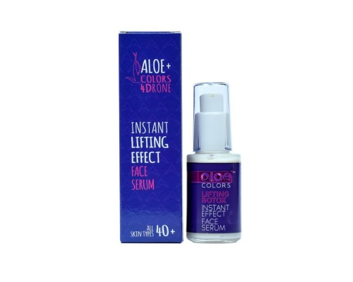 Aloe+ Colors 4Drone Instant Lifting Effect Face Serum 40+ Αντιρυτιδικός Ορός Προσώπου, 30ml Aloe+ Colors 4Drone Instant Lifting Effect Face Serum 40+ Αντιρυτιδικός Ορός Προσώπου, 30ml