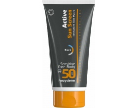 Frezyderm Active Sun Screen Sensitive Face & Body SPF50 Αντηλιακή Κρέμα για Ευαίσθητο Πρόσωπο & Σώμα, 150ml Frezyderm Active Sun Screen Sensitive Face & Body SPF50 Αντηλιακή Κρέμα για Ευαίσθητο Πρόσωπο & Σώμα, 150ml
