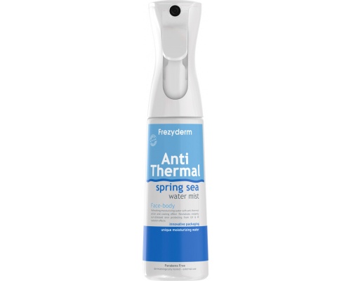 Frezyderm Anti Thermal Water Mist Αναζωογονητικό Ενυδατικό Νερό για Πρόσωπο & Σώμα, 300ml Frezyderm Anti Thermal Water Mist Αναζωογονητικό Ενυδατικό Νερό για Πρόσωπο & Σώμα, 300ml