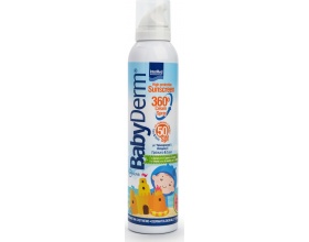 Intermed Babyderm Sunscreen 360° Cream Spray SPF50 Βρεφικό Αντηλιακό Προσώπου & Σώματος, 200ml