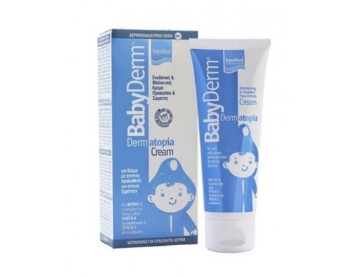 Intermed Babyderm Dermatopia Cream Ενυδατική & Μαλακτική Κρέμα Προσώπου & Σώματος για Ατοπικό & Ξηρό Δέρμα, 75ml Intermed Babyderm Dermatopia Cream Ενυδατική & Μαλακτική Κρέμα Προσώπου & Σώματος για Ατοπικό & Ξηρό Δέρμα, 75ml