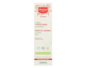 Mustela Maternite Stretch Marks Cream 3 In 1, Κρέμα Κρέμα Πρόληψης & Αντιμετώπισης Ραγάδων, Κατάλληλη Χρήση κατά την Διάρκεια της Εγκυμοσύνης & μετά τον Τοκετό, 150ml.