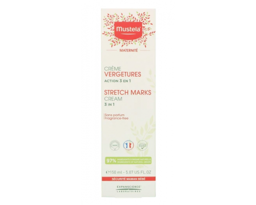 Mustela Maternite Stretch Marks Cream 3 In 1, Κρέμα Κρέμα Πρόληψης & Αντιμετώπισης Ραγάδων, Κατάλληλη Χρήση κατά την Διάρκεια της Εγκυμοσύνης & μετά τον Τοκετό, 150ml. Mustela Maternite Stretch Marks Cream 3 In 1, Κρέμα Κρέμα Πρόληψης & Αντιμετώπισης Ραγάδων, Κατάλληλη Χρήση κατά την Διάρκεια της Εγκυμοσύνης & μετά τον Τοκετό, 150ml.