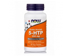 Now Foods 5-HTP 200mg Double Strength Συμπλήρωμα Διατροφής για την Αντιμετώπιση του Άγχους, 60 φυτικές κάψουλες Now Foods 5-HTP 200mg Double Strength Συμπλήρωμα Διατροφής για την Αντιμετώπιση του Άγχους, 60 φυτικές κάψουλες