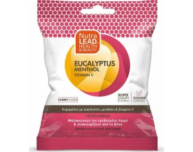 Nutralead Cough Candies Καραμέλες για τον Ερεθισμένο Λαιμό & τον Βήχα με Γεύση Κεράσι, 40gr