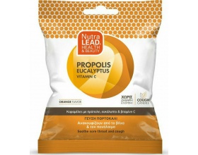 Nutralead Cough Candies Καραμέλες για τον Ερεθισμένο Λαιμό & τον Βήχα με Γεύση Πορτοκάλι, 40gr