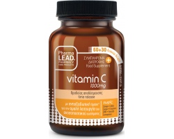 Pharmalead Vitamin C 1000mg Συμπλήρωμα Διατροφής για την Ομαλή Λειτουργία του Ανοσοποιητικού, 90 δισκία Pharmalead Vitamin C 1000mg Συμπλήρωμα Διατροφής για την Ομαλή Λειτουργία του Ανοσοποιητικού, 90 δισκία