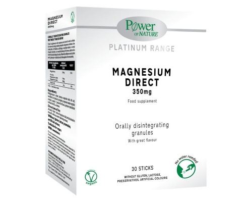 Power Health Magnesium Direct Συμπλήρωμα με Μαγνήσιο για την Υγεία Μυών & Νευρικού Συστήματος 350mg, 30 φακελάκια   Power Health Magnesium Direct Συμπλήρωμα με Μαγνήσιο για την Υγεία Μυών & Νευρικού Συστήματος 350mg, 30 φακελάκια