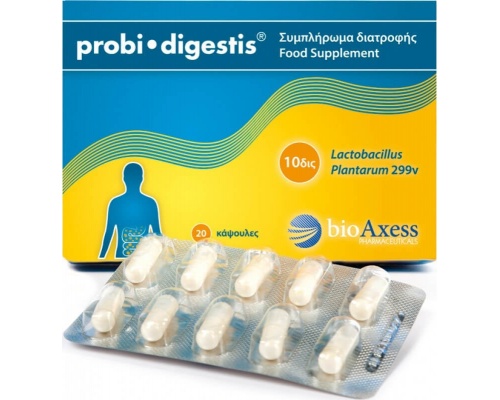 BioAxess Probi Digestis Συμπλήρωμα Διατροφής για την Ισορροπία της Εντερικής Χλωρίδας, 20 κάψουλες