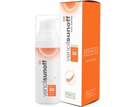 Vencil Sun Sunoff CC Cream SPF30 Ματ Αντηλιακό Make Up Προσώπου, 50ml