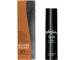 Version BB Acne Solaire Cover Moisturizing Face Cream SPF30 Αντηλιακή Κρέμα Προσώπου με Χρώμα για Δέρμα με Τάση Ακμής, 50ml  Version BB Acne Solaire Cover Moisturizing Face Cream SPF30 Αντηλιακή Κρέμα Προσώπου με Χρώμα για Δέρμα με Τάση Ακμής, 50ml