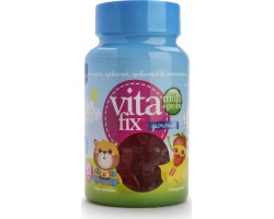 Intermed Vitafix Multi & Probio Gummies Παιδικό Πολυβιταμίνες με Γεύση Φράουλα, 60τμχ Intermed Vitafix Multi & Probio Gummies Παιδικό Πολυβιταμίνες με Γεύση Φράουλα, 60τμχ