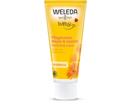Weleda Baby Calendula Nourishing Cream Κρέμα Καλέντουλας για Μωρά για Πρόσωπο & Σώμα, 75ml Weleda Baby Calendula Nourishing Cream Κρέμα Καλέντουλας για Μωρά για Πρόσωπο & Σώμα, 75ml