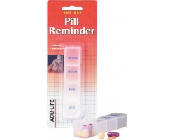 Acu-Life Pill Box Ημερήσια Θήκη Χαπιών με 4 Θέσεις, 1τμχ Acu-Life Pill Box Ημερήσια Θήκη Χαπιών με 4 Θέσεις, 1τμχ