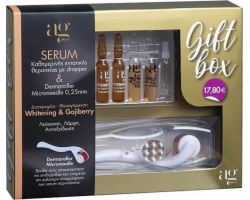 Ag Pharm Gift Box Serum & Derma Roller Σετ Περιποίησης με Αμπούλες για Δυσχρωμίες-Φωτογήρανση 5τμχ & Συσκευή Μασάζ Προσώπου 0.25mm 1τμχ Ag Pharm Gift Box Serum & Derma Roller Σετ Περιποίησης με Αμπούλες για Δυσχρωμίες-Φωτογήρανση 5τμχ & Συσκευή Μασάζ Προσώπου 0.25mm 1τμχ