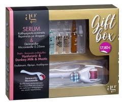 Ag Pharm Gift Box Serum & Derma Roller Σετ Περιποίησης με Αμπούλες για Ξηρές & Κανονικές Επιδερμίδες 5τμχ & Συσκευή Μασάζ Προσώπου 0.25mm 1τμχ Ag Pharm Gift Box Serum & Derma Roller Σετ Περιποίησης με Αμπούλες για Ξηρές & Κανονικές Επιδερμίδες 5τμχ & Συσκευή Μασάζ Προσώπου 0.25mm 1τμχ
