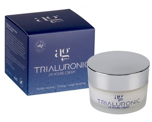 Ag Pharm Trialuronic 24 Hours Cream Ενυδατική Κρέμα για Πρόσωπο & Λαιμό, 50ml Ag Pharm Trialuronic 24 Hours Cream Ενυδατική Κρέμα για Πρόσωπο & Λαιμό, 50ml