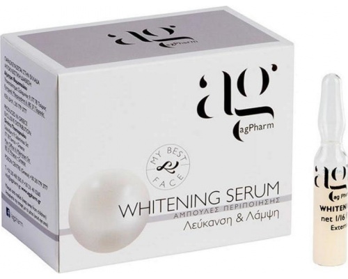 Ag Pharm Whitening Serum Ορός Λεύκανσης & Λάμψης, 1x2ml Ag Pharm Whitening Serum Ορός Λεύκανσης & Λάμψης, 1x2ml
