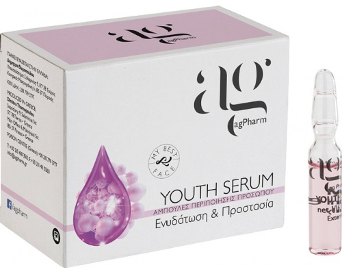 Ag Pharm Youth Serum Ορός για Ενυδάτωση & Προστασία, 1x2ml Ag Pharm Youth Serum Ορός για Ενυδάτωση & Προστασία, 1x2ml
