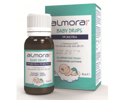 Almora Plus Probiotics Baby Drops Προβιοτικά για βρέφοι & παιδιά πόσιμες σταγόνες 8ml  Almora Plus Probiotics Baby Drops Προβιοτικά για βρέφοι & παιδιά πόσιμες σταγόνες 8ml