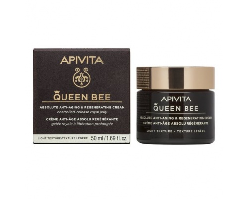 Apivita Queen Bee Absolute Anti-Aging & Regenerating Cream Κρέμα Απόλυτης Αντιγήρανσης & Αναγέννησης, 50ml Apivita Queen Bee Absolute Anti-Aging & Regenerating Cream Κρέμα Απόλυτης Αντιγήρανσης & Αναγέννησης, 50ml