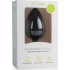 EasyToys Diamond Plug Large Black Μεγάλη Πρωκτική Σφήνα με Ασημένιο Κρύσταλλο, 1τμχ
