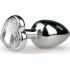 EasyToys Metal Butt Plug No 2 Silver/Clear Πρωκτική Μεταλλική Σφήνα με Κρύσταλλο Καρδιά 7.4cm, 1τμχ EasyToys Metal Butt Plug No 2 Silver/Clear Πρωκτική Μεταλλική Σφήνα με Κρύσταλλο Καρδιά 7.4cm, 1τμχ