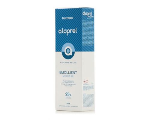 Frezyderm Atoprel Emollient Mousse, Μαλακτικός Αφρός Προσώπου &Σώματος για Ξηρή &Ευαίσθητη Επιδερμίδα, 200ml. Frezyderm Atoprel Emollient Mousse, Μαλακτικός Αφρός Προσώπου &Σώματος για Ξηρή &Ευαίσθητη Επιδερμίδα, 200ml.