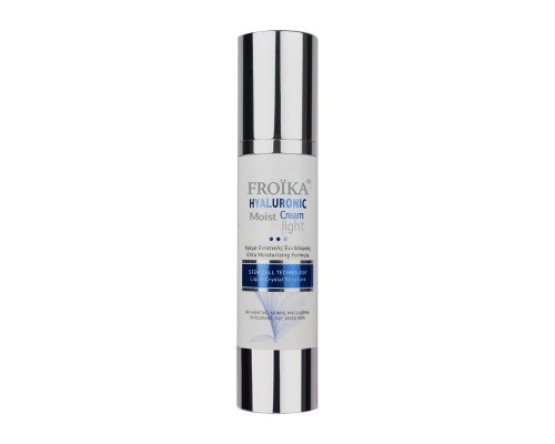 Froika Hyaluronic Moist Cream Light 50ml, Κρέμα λεπτόρρευστης υφής για εντατική ενυδάτωση με Υαλουρονικό Οξύ για λιπαρά ή μεικτά δέρματα  Froika Hyaluronic Moist Cream Light 50ml, Κρέμα λεπτόρρευστης υφής για εντατική ενυδάτωση με Υαλουρονικό Οξύ για λιπαρά ή μεικτά δέρματα