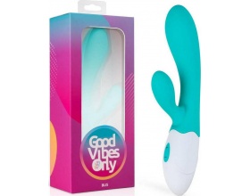 Good Vibes Only Blis Rabbit Vibrator Δονητής σε Χρώμα Σιέλ, 1τμχ