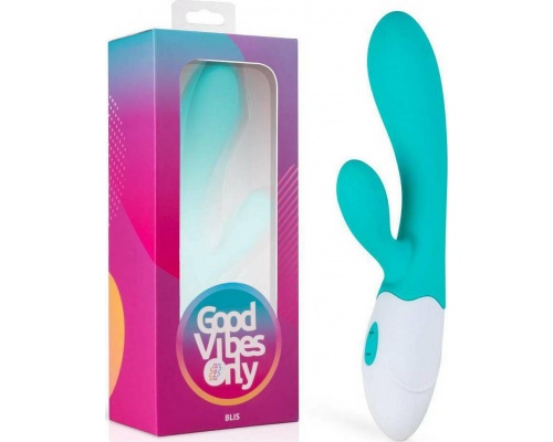 Good Vibes Only Blis Rabbit Vibrator Δονητής σε Χρώμα Σιέλ, 1τμχ