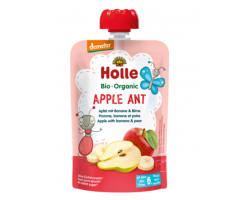 Holle Bio, Φρουτοπουρές Apple Ant Μήλο, Μπανάνα & Αχλάδι 6m+ 100gr. Holle Bio, Φρουτοπουρές Apple Ant Μήλο, Μπανάνα & Αχλάδι 6m+ 100gr.