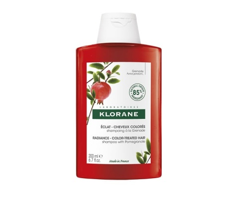 Klorane Shampooing à la grenade, Σαμπουάν με ρόδι για διατήρηση του χρώματος για βαμμένα μαλλιά, 200ml Klorane Shampooing à la grenade, Σαμπουάν με ρόδι για διατήρηση του χρώματος για βαμμένα μαλλιά, 200ml