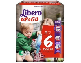 Libero Up&Go Super Hero Edition, Πάνα Βρακάκι Νο6 13-20Kg, 18 Πάνες.