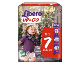 Libero Up&Go Super Hero Edition, Πάνα Βρακάκι Νο7 16-26Kg, 16 Πάνες.