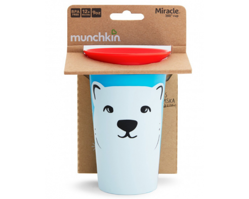 Munchkin, Miracle 360 Sippy Cup, Παιδικό Κύπελο Pollar Bear, 51779, 266ml. Munchkin, Miracle 360 Sippy Cup, Παιδικό Κύπελο Pollar Bear, 51779, 266ml.